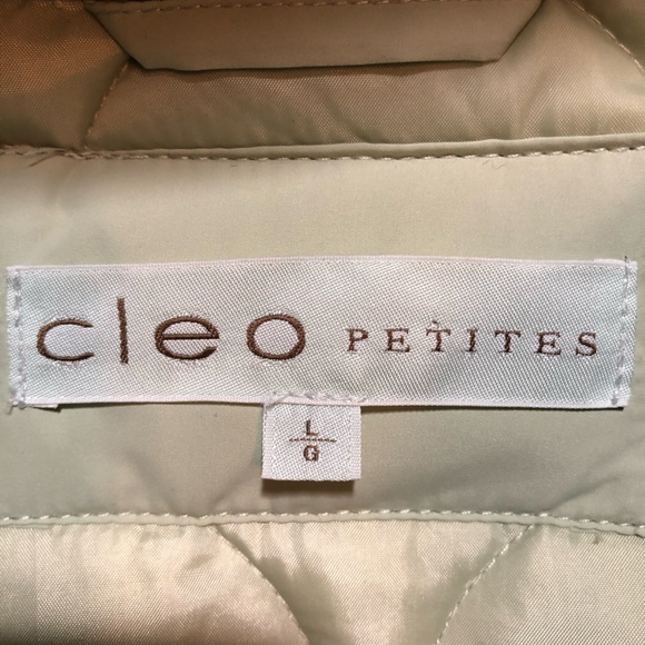 Vintage Cleo Petites Quilted Hooded Coat - Picture 11 of 16